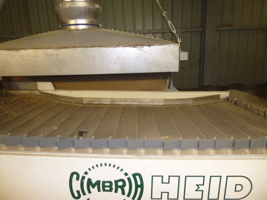 Table densimétrique de la coopérative Qualisol (10/2016) © L. Zaccagnini